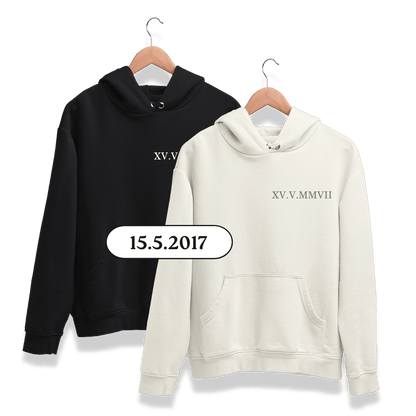 Pack - x2 Sweatshirt com Capucho Personalizada Data Romana