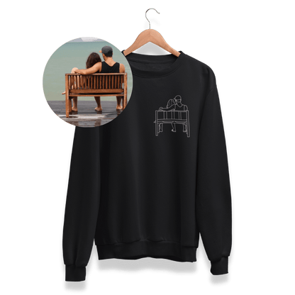 Custom Sweatshirt - Photo - VINYL ARTWORK