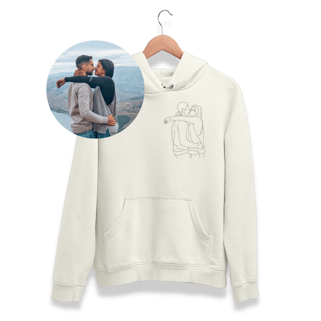 Custom Hoodie - Unique Gift for Your Memory - Fashionable and Comfortable - Cream